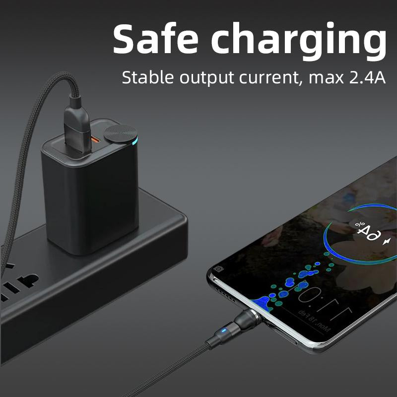 3 in 1 Magnetic Charging Cable for Iphone Samung Xiaomi, Replace Able Charging Port, Monther'S Day Gifts