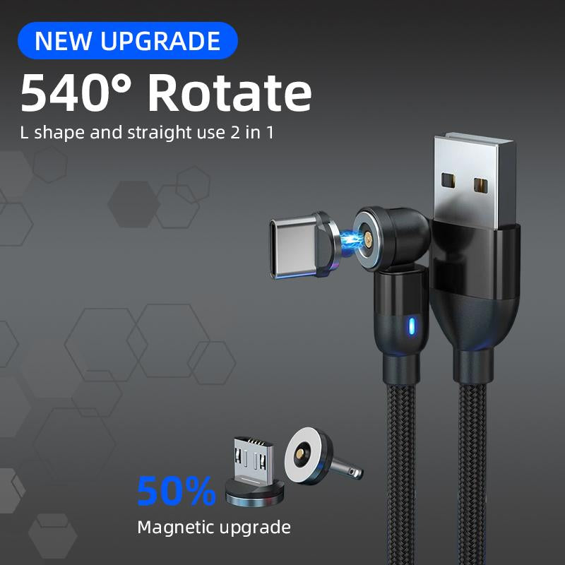 3 in 1 Magnetic Charging Cable for Iphone Samung Xiaomi, Replace Able Charging Port, Monther'S Day Gifts